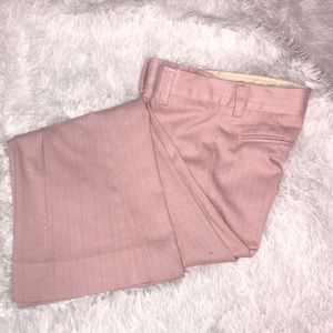 Pink Frankie B polyester pants size 2, pin stripes